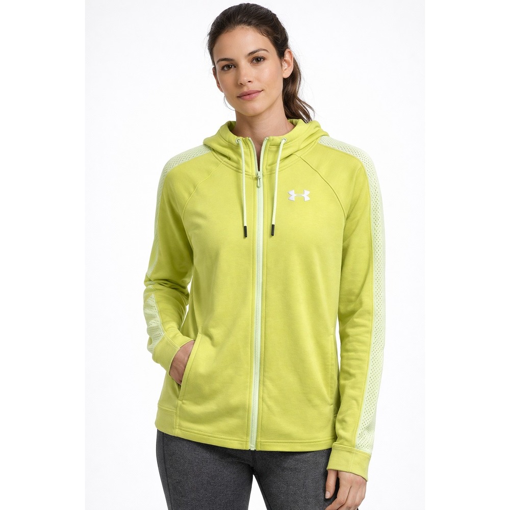 NWT Under Armour Featherweight Fleece Full Zip Jacket Women's size MEDIUM